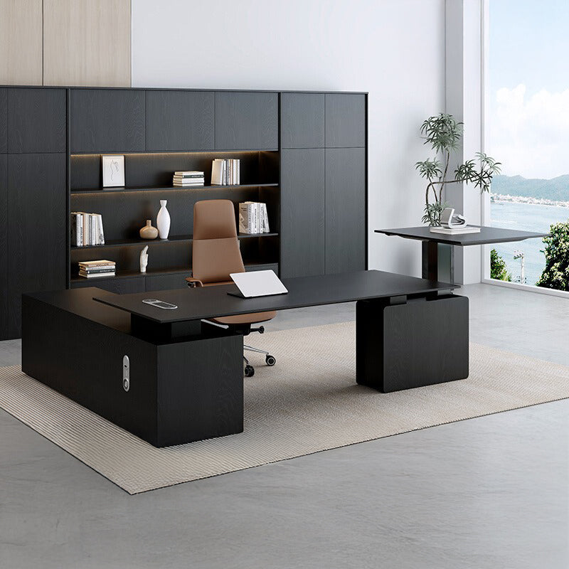 エグゼクティブデスク・社長机|モダン シック 昇降機能付き