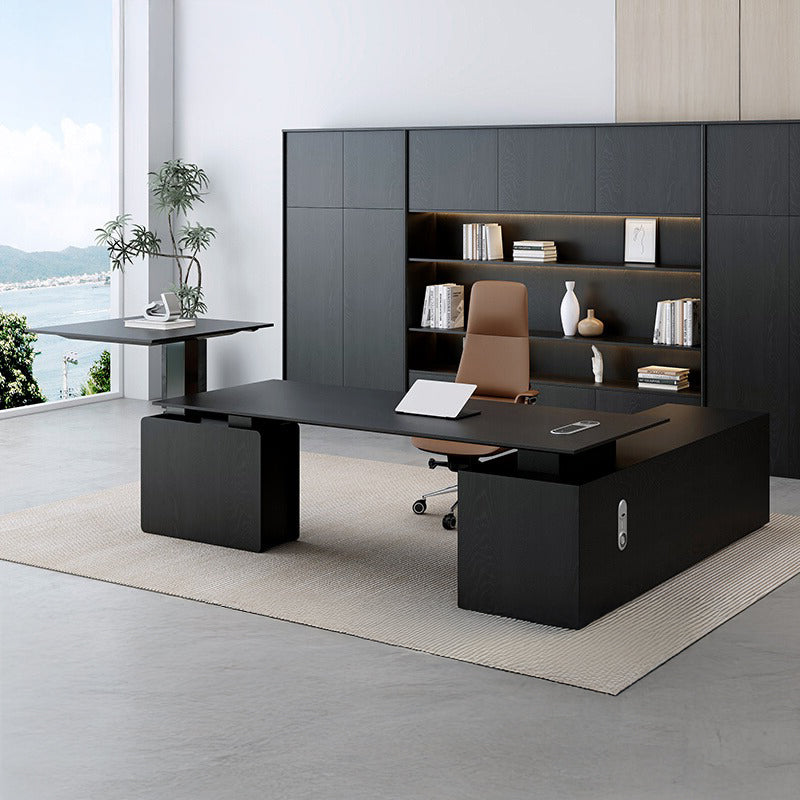 エグゼクティブデスク・社長机|モダン シック 昇降機能付き