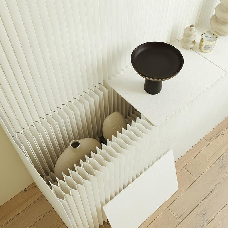 HueOffice公式 |飾り棚 クラフト紙 ナチュラルアート 空間を彩る