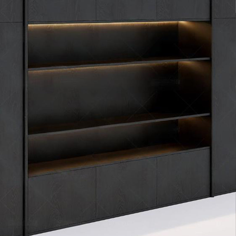 HueOffice公式 | 壁棚 シンプル ブラック系 上質