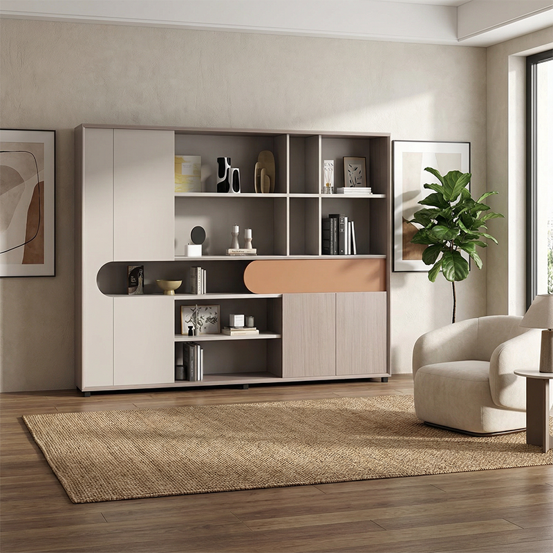 壁面収納｜ミニマル 木目調 クリエイティブ