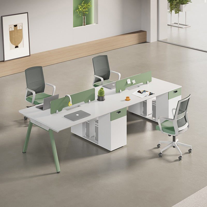 モダン ワークデスク 　オフィスデスク　PCデスク　カラー5色あり HueOffice 公式| ワークデスク・机 モダン・グリーン フレッシュカラー